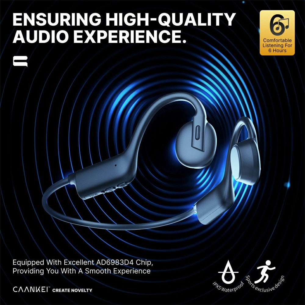 KO8 Bone Conduction Headset Wireless Sports Headphones Waterproof Earphones