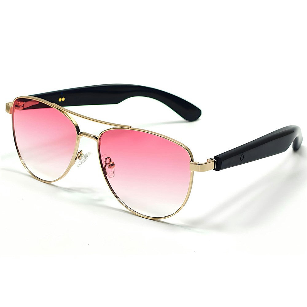 GT-32 Bluetooth-compatible Music Eyeglasses AI Translation Smart Glasses UV Protection Sunglasses