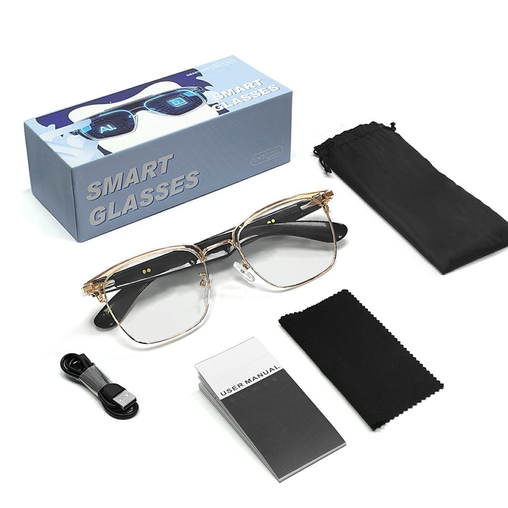 GT-33 AI Translation Smart Glasses Anti Blue Light Eyeglasses Support Bluetooth-compatible Music / Call