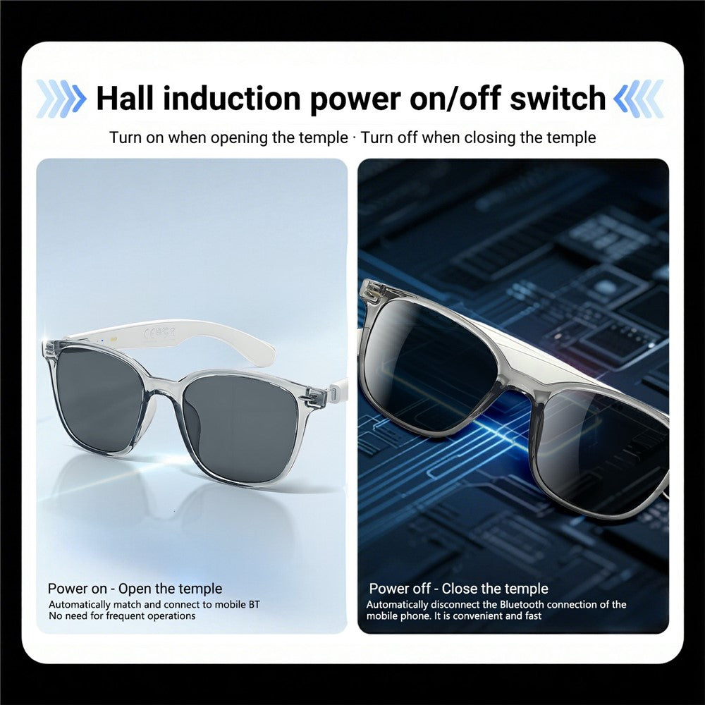 GT-35 AI Intelligent Translation Glasses Blue Light / UV Protection Bluetooth-compatible Music / Call Eyeglasses