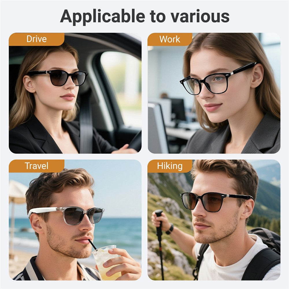 GT-35 AI Intelligent Translation Glasses Blue Light / UV Protection Bluetooth-compatible Music / Call Eyeglasses