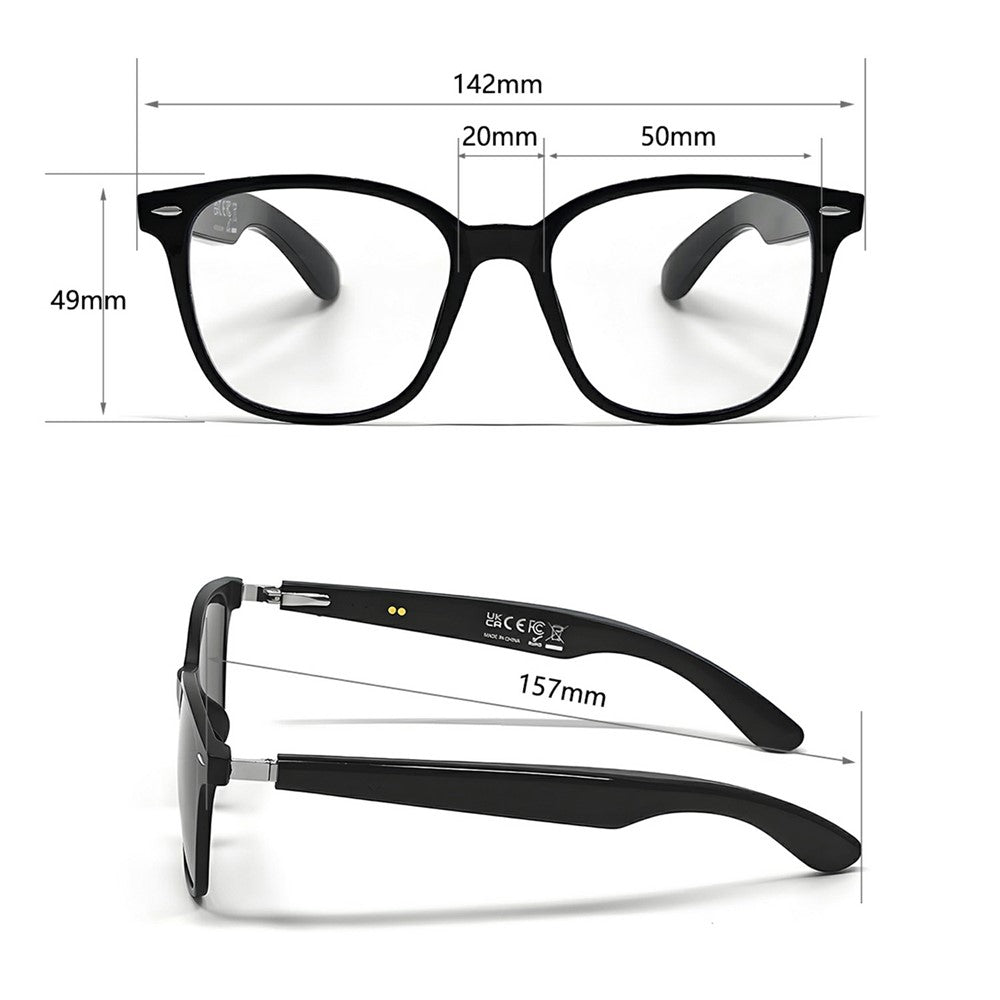 GT-35 AI Intelligent Translation Glasses Blue Light / UV Protection Bluetooth-compatible Music / Call Eyeglasses
