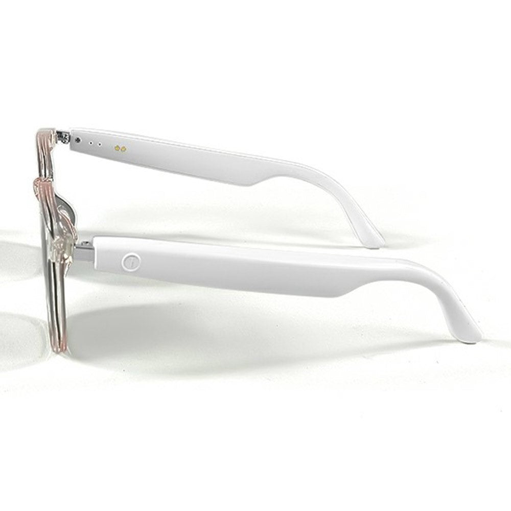 GS03 AI Translation Bluetooth-compatible Glasses Transparent Frame Smart Eyewear for Music Calls