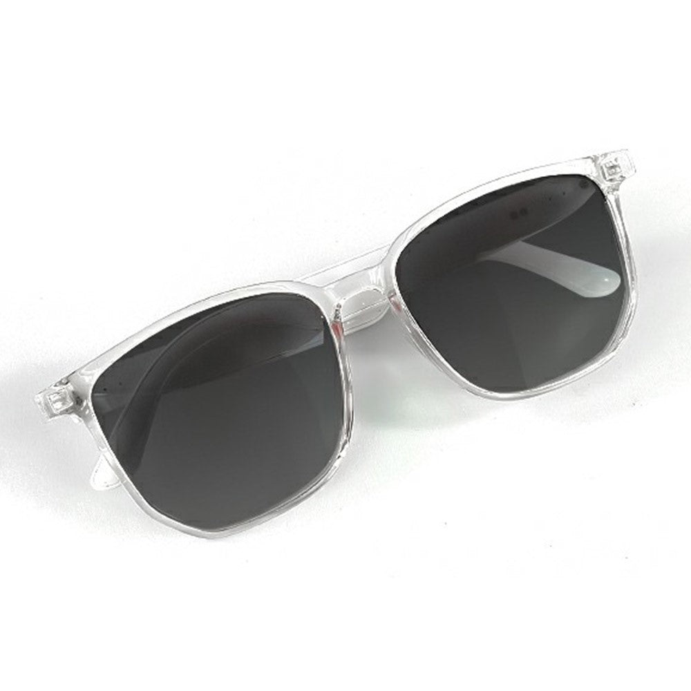 GS03 AI Translation Bluetooth-compatible Glasses Transparent Frame Smart Eyewear for Music Calls