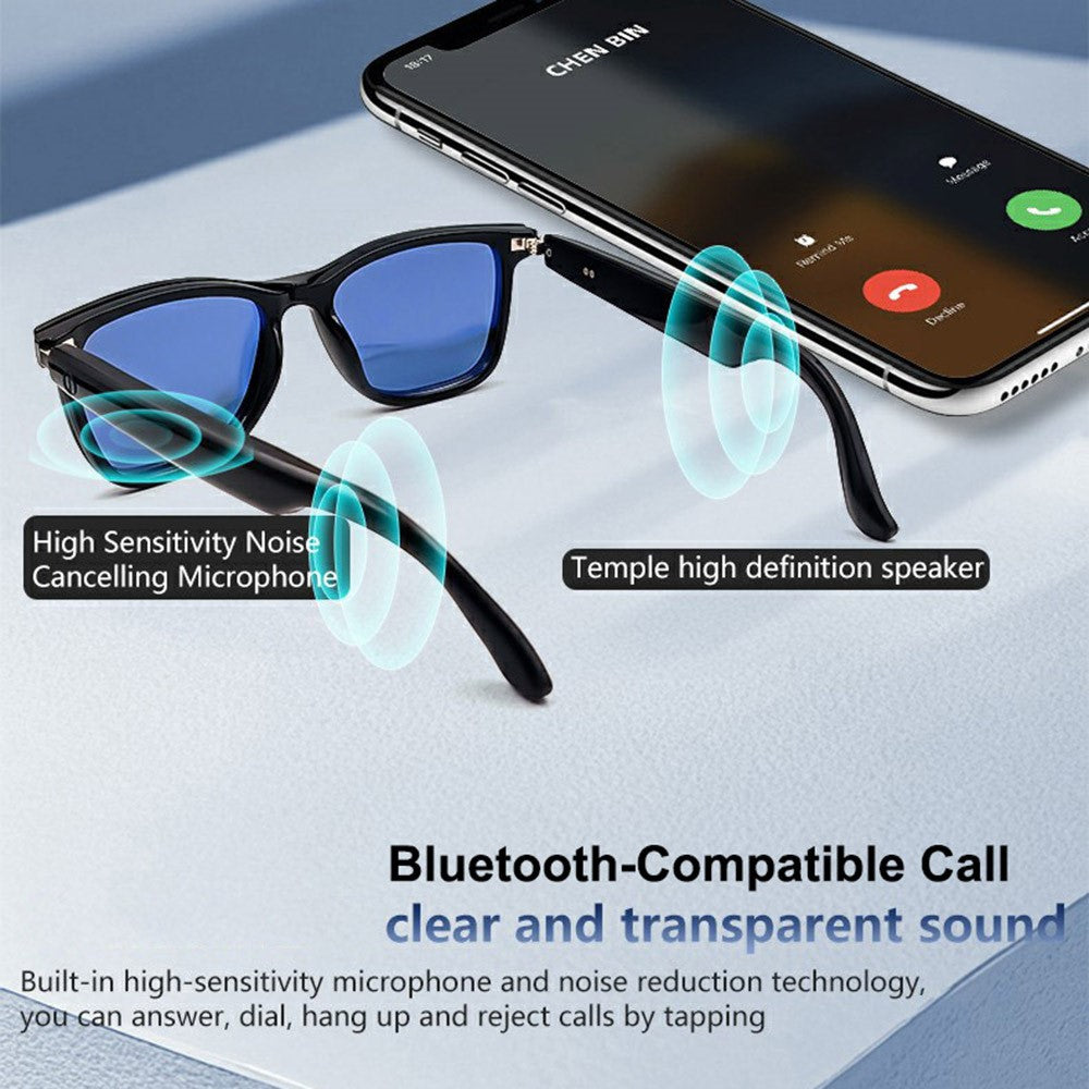 GS05 AI Translation Bluetooth-compatible Glasses Smart Eyewear with Magnetic Detachable Polarized Lens
