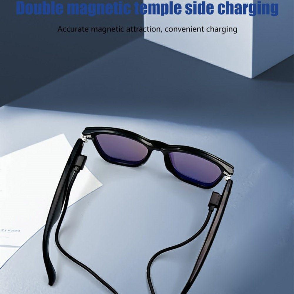 GS05 AI Translation Bluetooth-compatible Glasses Smart Eyewear with Magnetic Detachable Polarized Lens