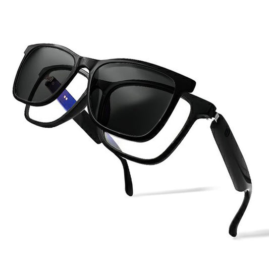GS05 AI Translation Bluetooth-compatible Glasses Smart Eyewear with Magnetic Detachable Polarized Lens