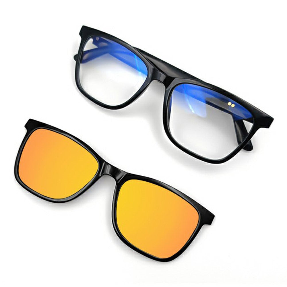 GS05 AI Translation Bluetooth-compatible Glasses Smart Eyewear with Magnetic Detachable Polarized Lens
