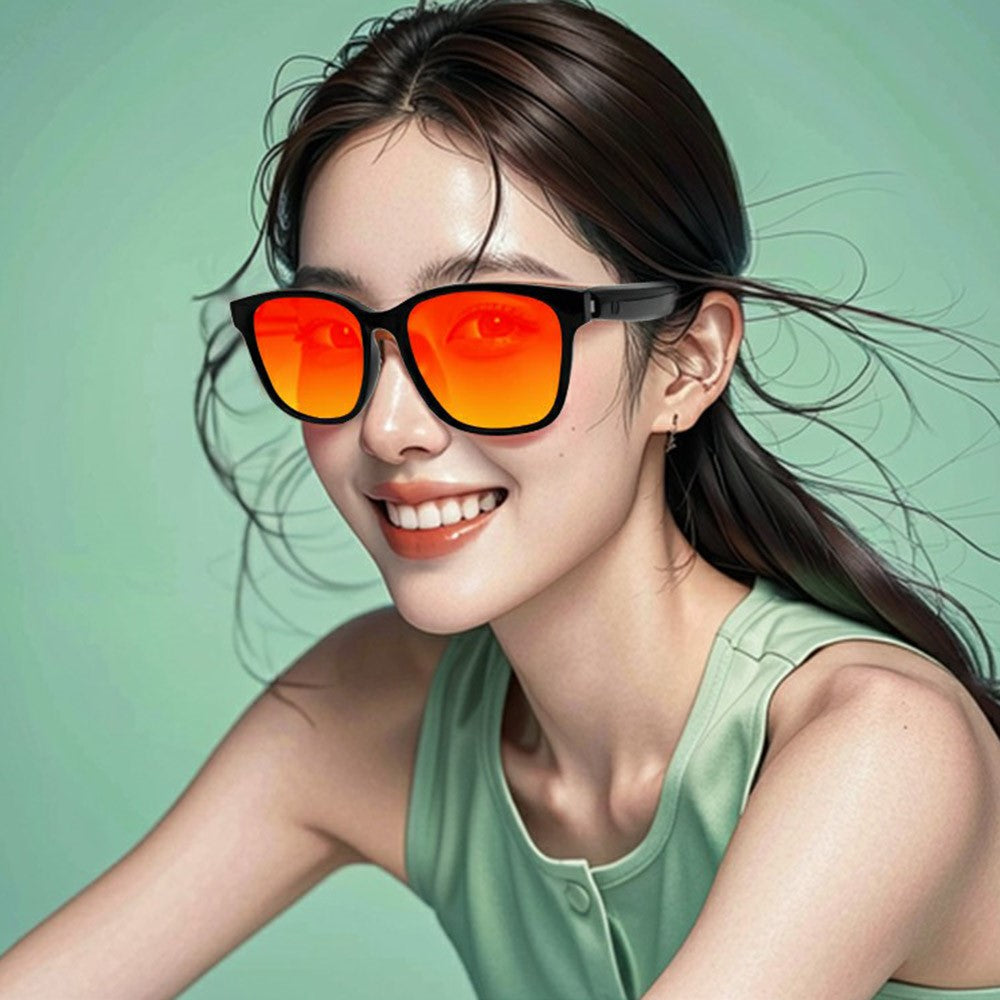GS08 UV400 Polarized Lens Glasses Bluetooth-compatible Earphone AI Translation Smart Eyewear