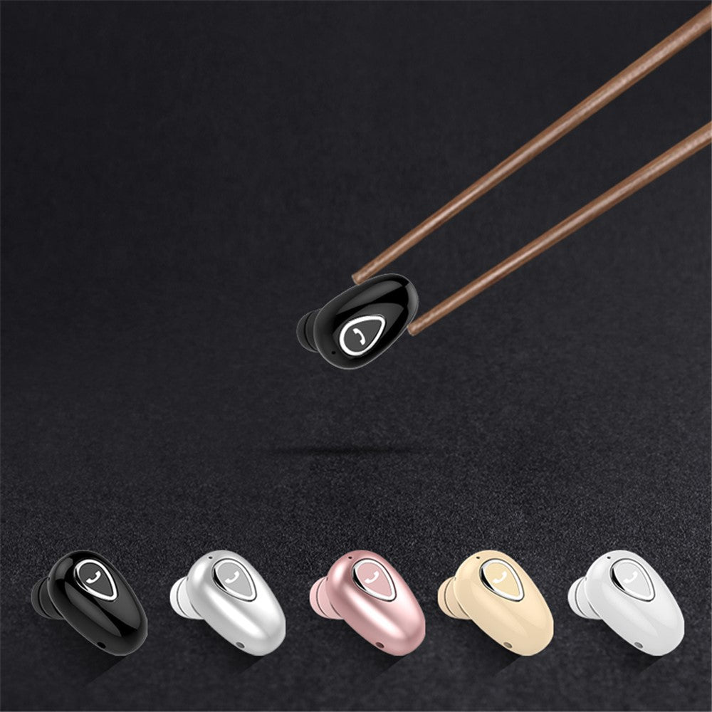 X01 Sports Invisible Mini Single Earbud Stereo Sound Wireless Bluetooth-compatible In-ear Earphone