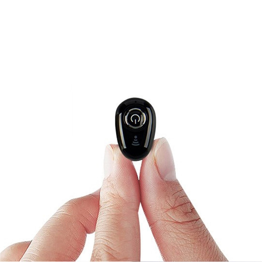 S650 Mini Invisible Single Ear Wireless Headphone Noise Canceling Bluetooth-compatible Stereo Earphone with Mic