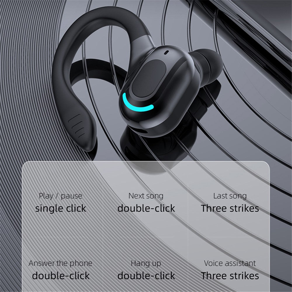 F8 Earphones TWS In-ear Bluetooth-compatible Earbuds Headphones with Mic and IPX4 Water Resistance