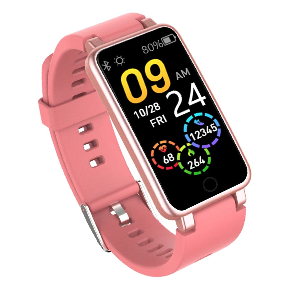 C2 Plus 0.96 inch IPS Screen Smart Watch Waterproof Bluetooth-compatible Sports Bracelet with Pedometer, Heart Rate Blood Pressure, Blood Oxygen Monitoring Support Music, Weather