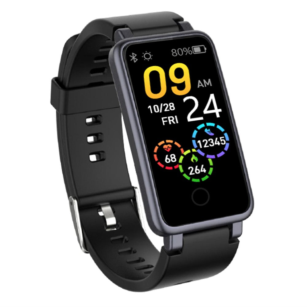 C2 Plus 0.96 inch IPS Screen Smart Watch Waterproof Bluetooth-compatible Sports Bracelet with Pedometer, Heart Rate Blood Pressure, Blood Oxygen Monitoring Support Music, Weather