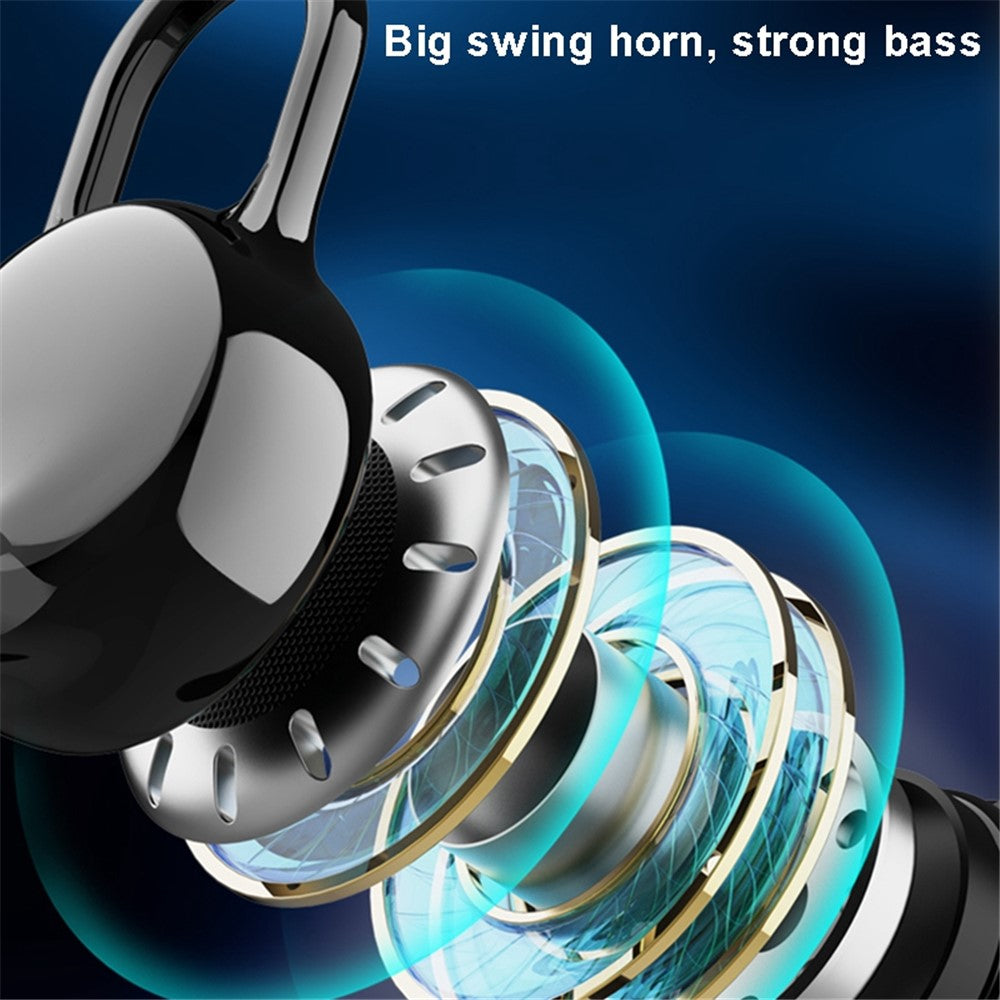 K25 Single Ear Wireless Bluetooth-compatible Headset ENC Noise Reduction Earphone Business Style Waterproof Headphone with Dual Mic