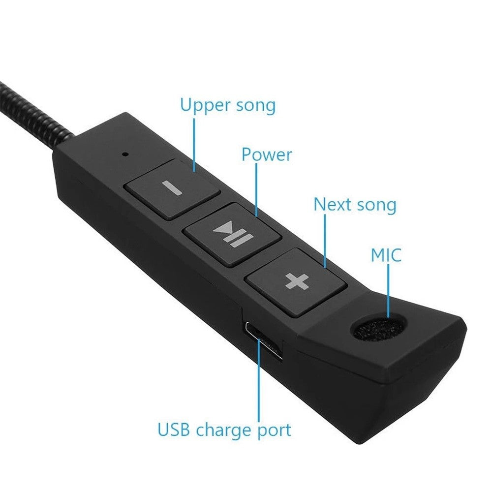 BT8 Motorcycle Helmet Earphone Bluetooth-compatible Headset Speaker HiFi Stereo Sound Music Control Headphone for Outdoor Cycling Riding