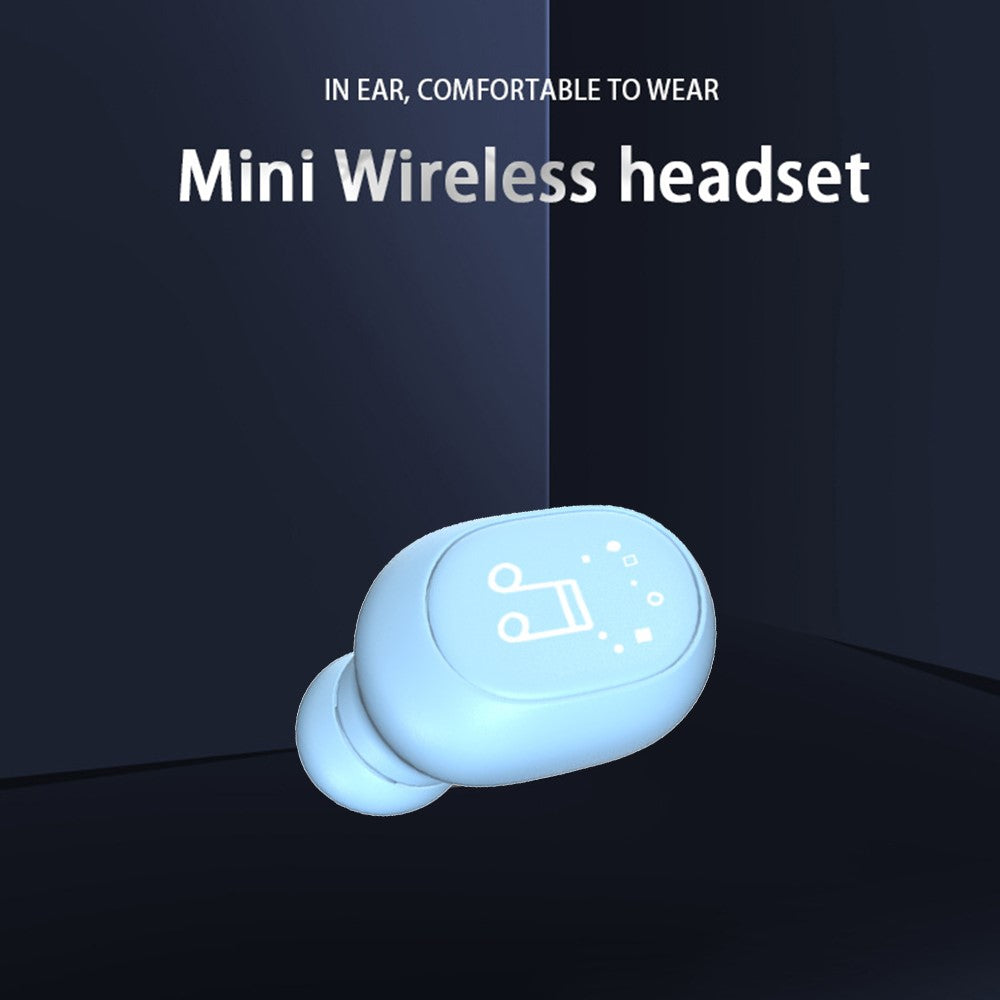 F911 Bluetooth-compatible Earbud Single Wireless Earphone Mini Headset Hands-Free Car Headphone Earpiece