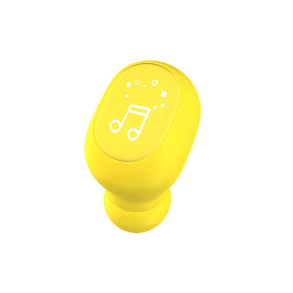 F911 Bluetooth-compatible Earbud Single Wireless Earphone Mini Headset Hands-Free Car Headphone Earpiece
