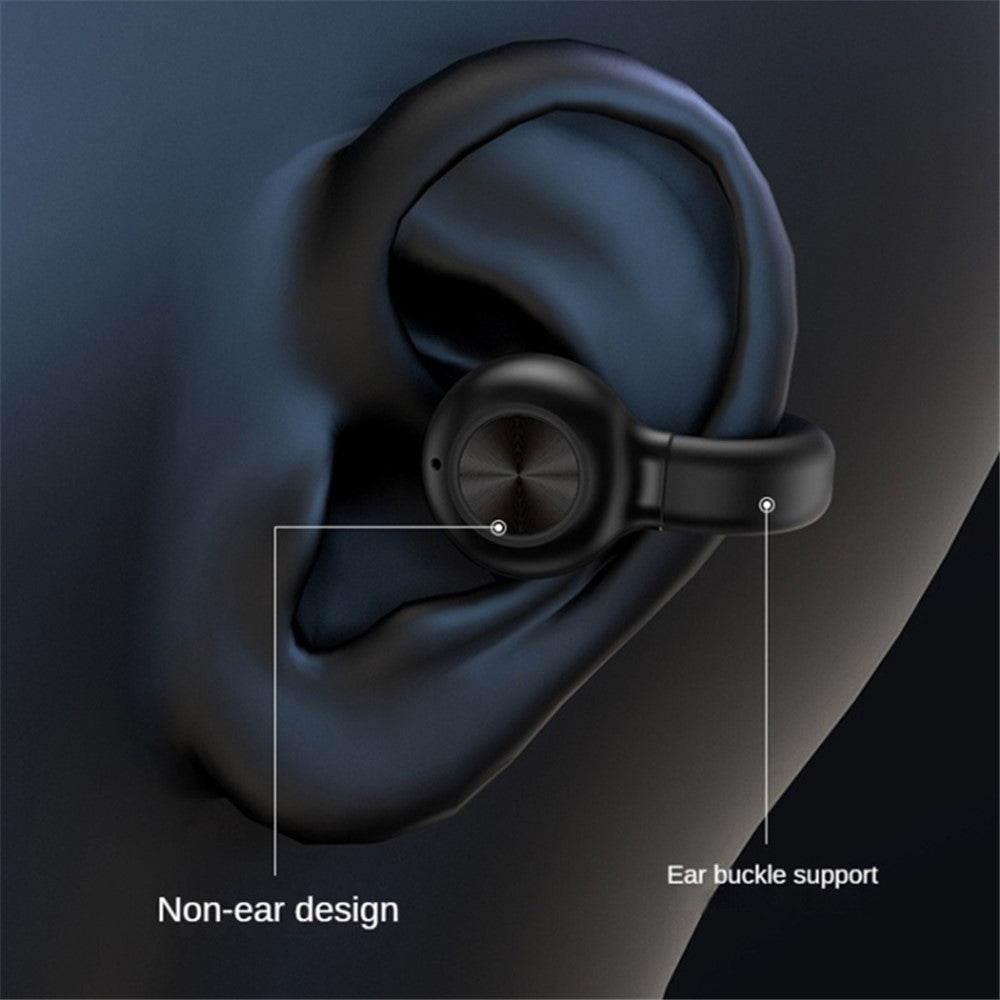 Z28 Bluetooth-compatible 5.3 Clip-on Single Ear Headphone Noise Canceling Wireless EarPhone