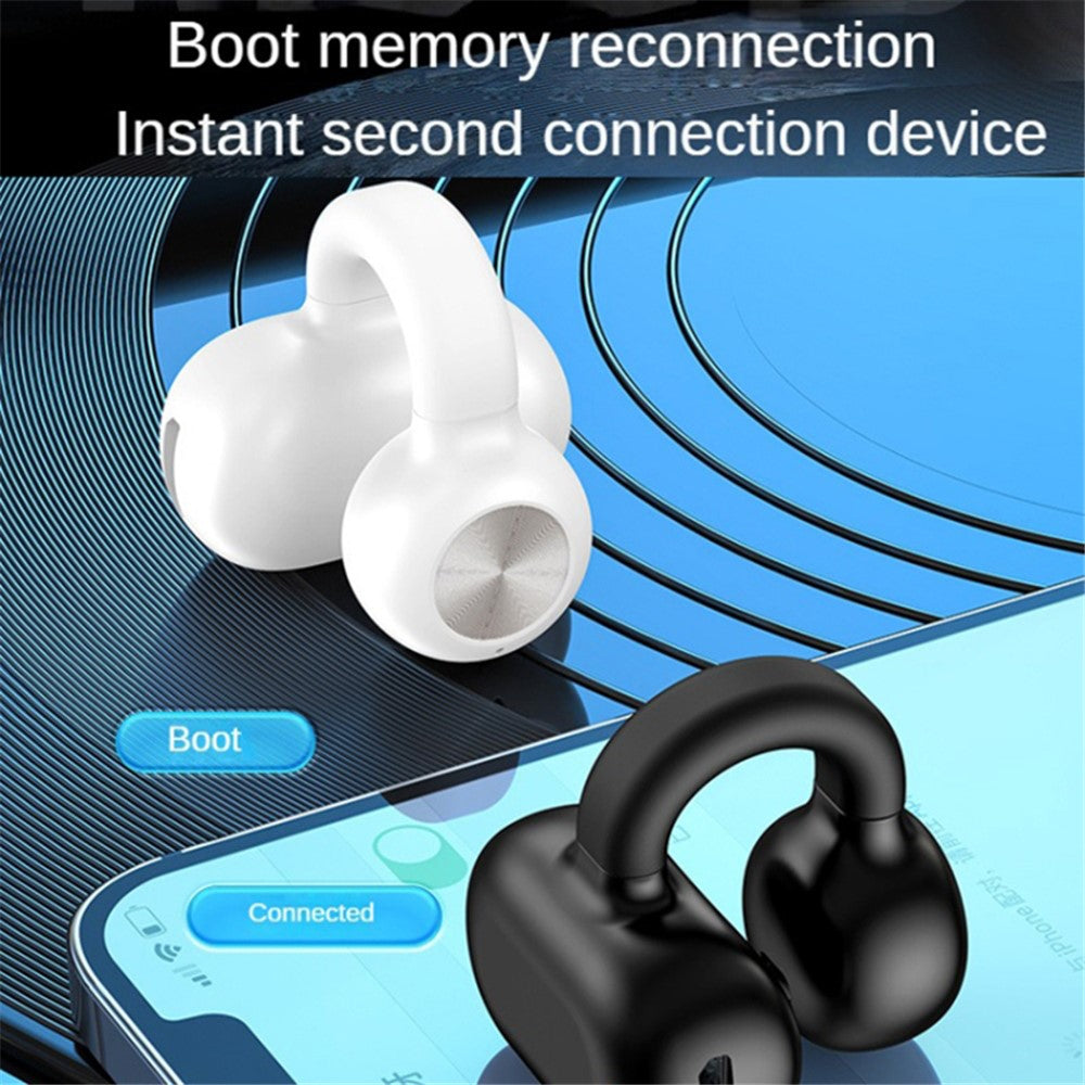 Z28 Bluetooth-compatible 5.3 Clip-on Single Ear Headphone Noise Canceling Wireless EarPhone