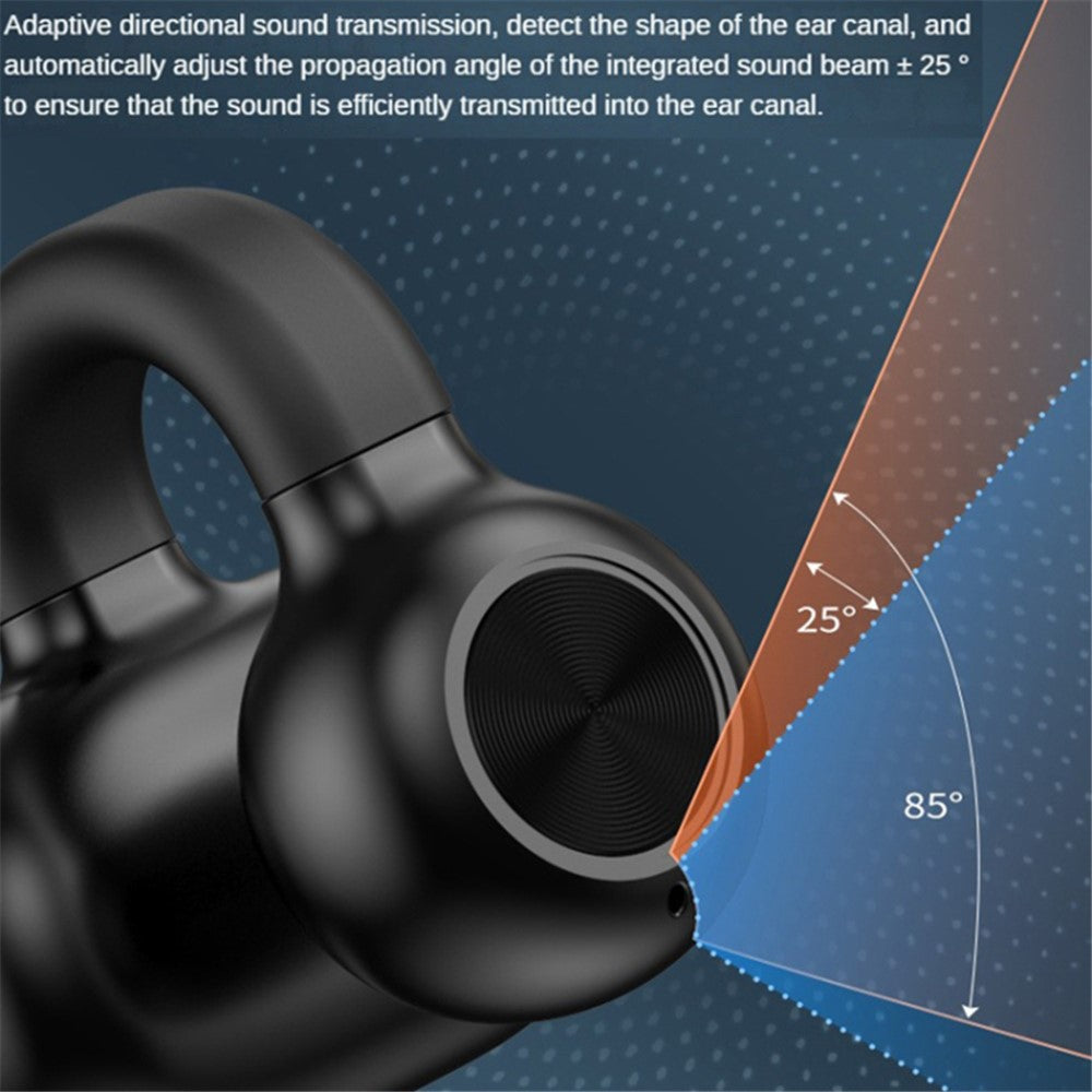 Z28 Bluetooth-compatible 5.3 Clip-on Single Ear Headphone Noise Canceling Wireless EarPhone