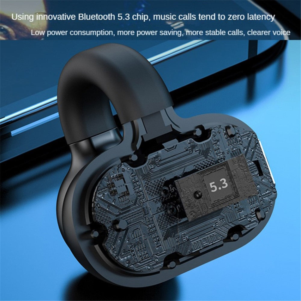Z28 Bluetooth-compatible 5.3 Clip-on Single Ear Headphone Noise Canceling Wireless EarPhone