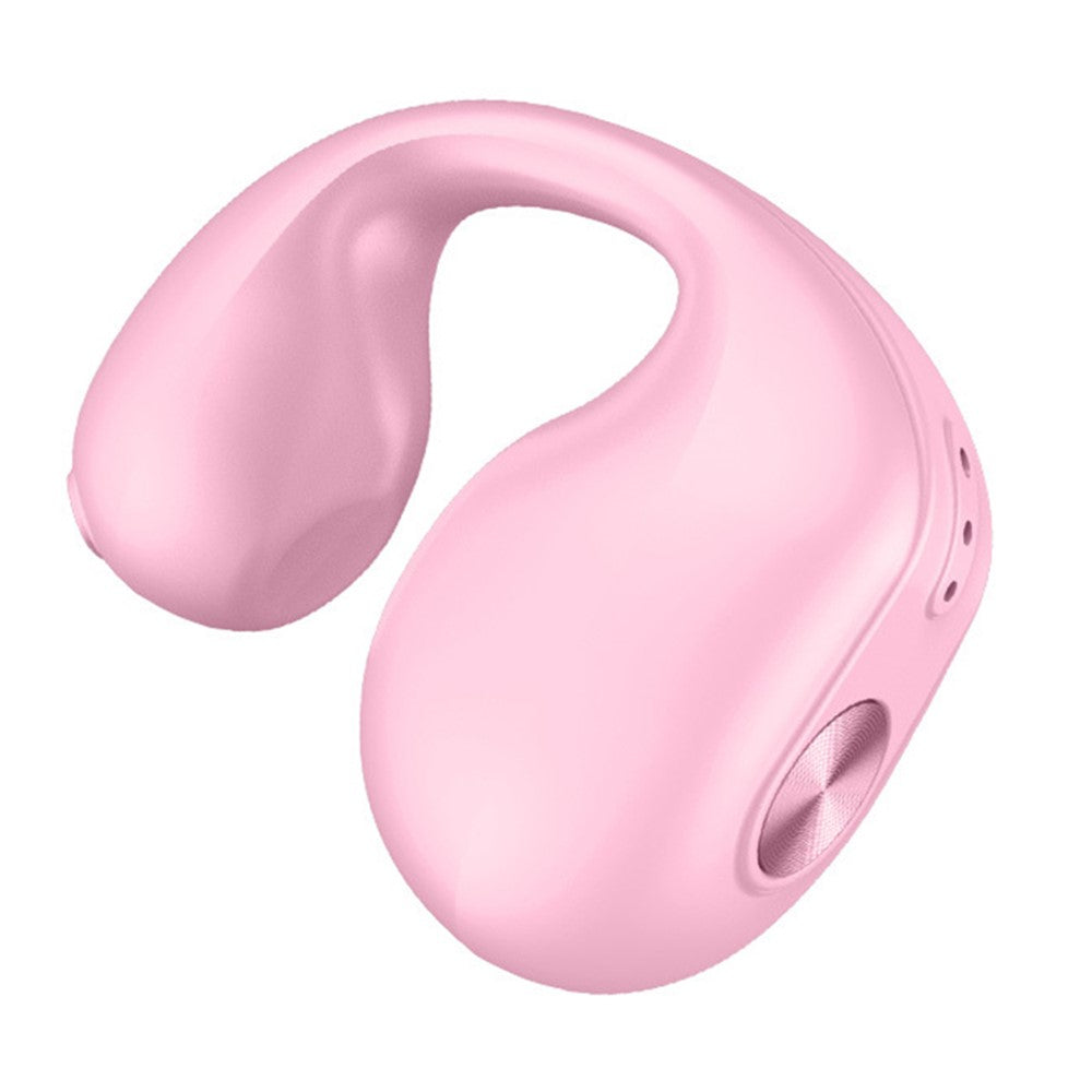 V50 Single-Ear Headset Bluetooth-compatible Wireless Bone Conduction Clip-on Headphone Sport Running Earphone