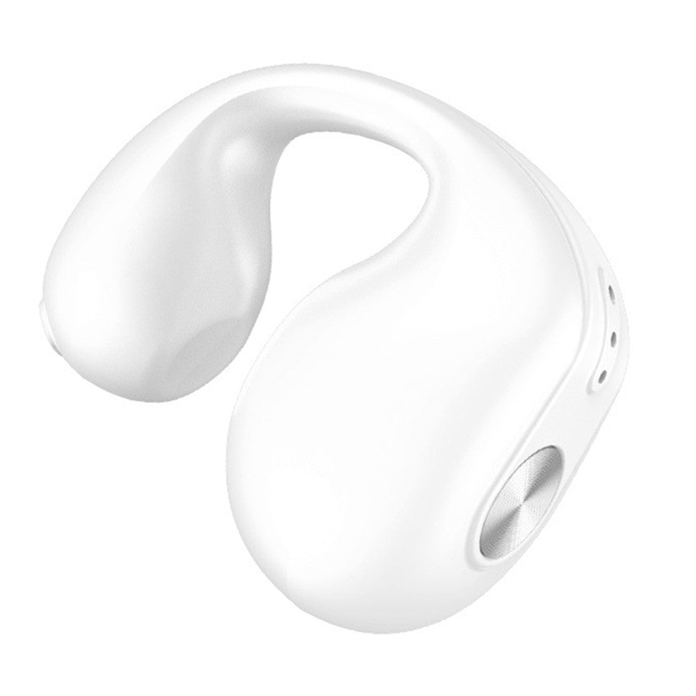 V50 Single-Ear Headset Bluetooth-compatible Wireless Bone Conduction Clip-on Headphone Sport Running Earphone