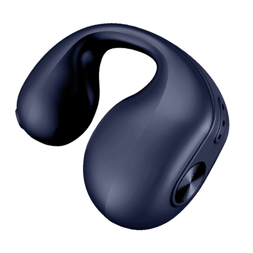 V50 Single-Ear Headset Bluetooth-compatible Wireless Bone Conduction Clip-on Headphone Sport Running Earphone