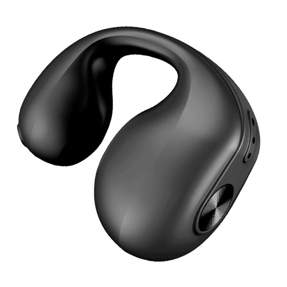 V50 Single-Ear Headset Bluetooth-compatible Wireless Bone Conduction Clip-on Headphone Sport Running Earphone