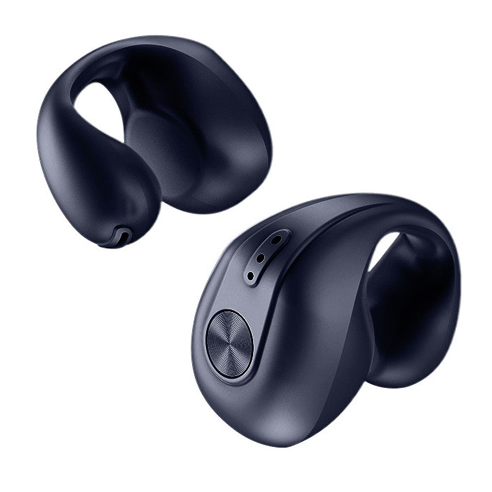 V50 Bluetooth-compatible Double Ear Headsets Bone Conduction Earphones Wireless Sport Running Clip-on Headphones