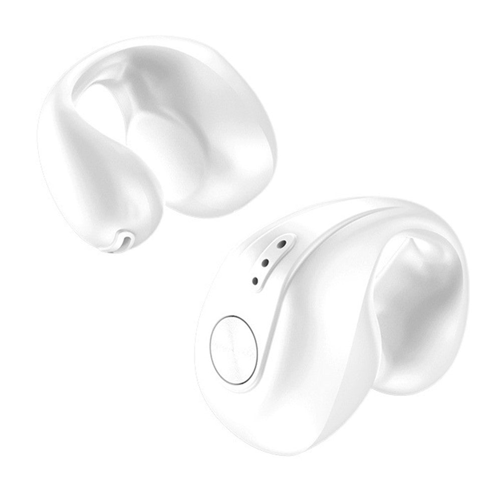 V50 Bluetooth-compatible Double Ear Headsets Bone Conduction Earphones Wireless Sport Running Clip-on Headphones