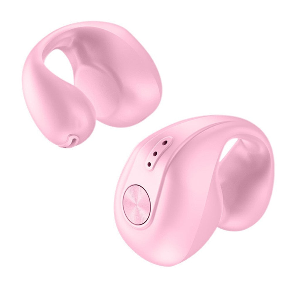 V50 Bluetooth-compatible Double Ear Headsets Bone Conduction Earphones Wireless Sport Running Clip-on Headphones