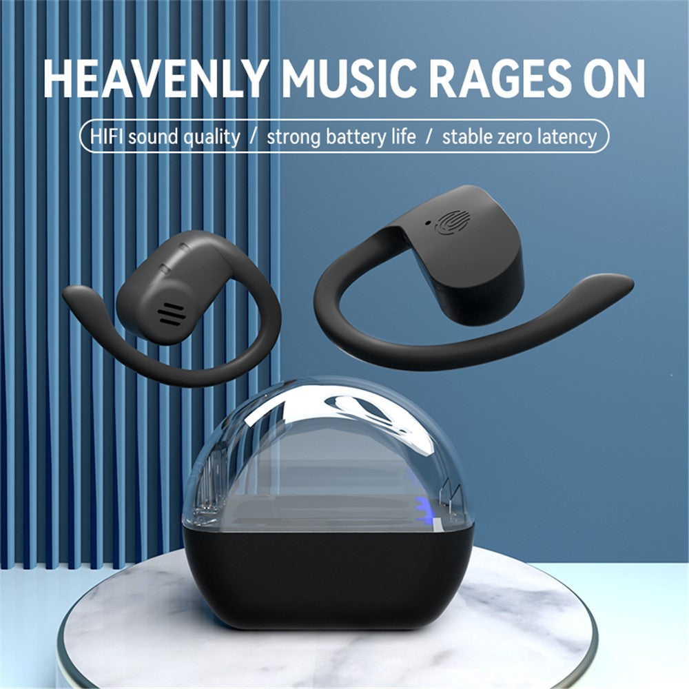 S8 Ear Hook OWS Headphones Touch Control Low Latency Bluetooth-compatible 5.3 Gaming Earphones