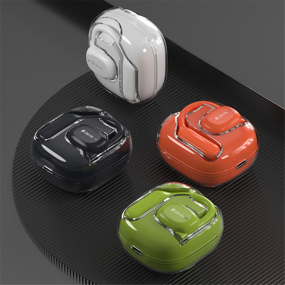 DEVIA Star Series EM043 OWS E2 Single Ear Wireless Earphone Ear-Hook ENC Noise Reduction Bluetooth-compatible Earbud