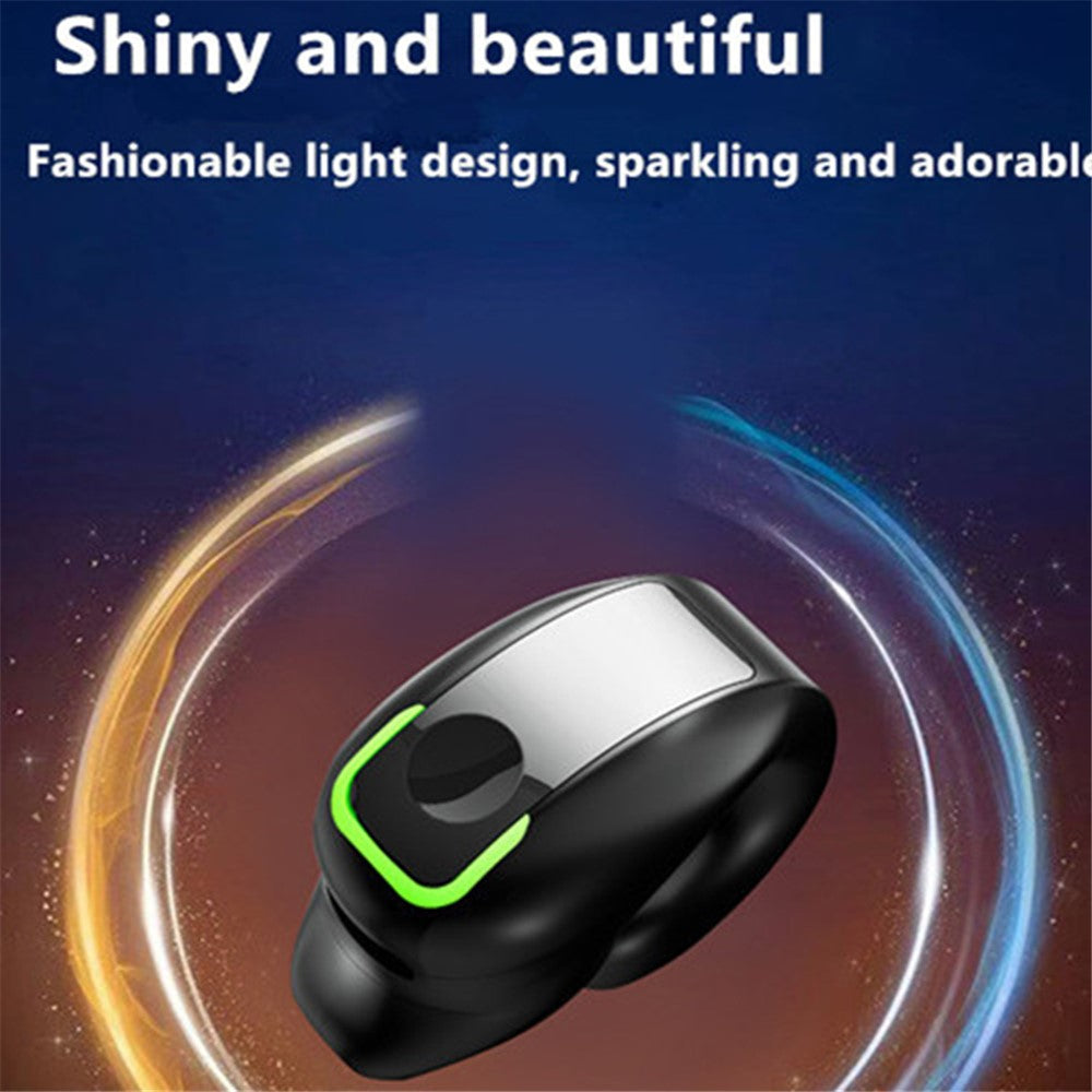 GD28 Bone Conduction Clip-On Wireless Earbuds Single Ear Bluetooth-compatible Headset for Sports