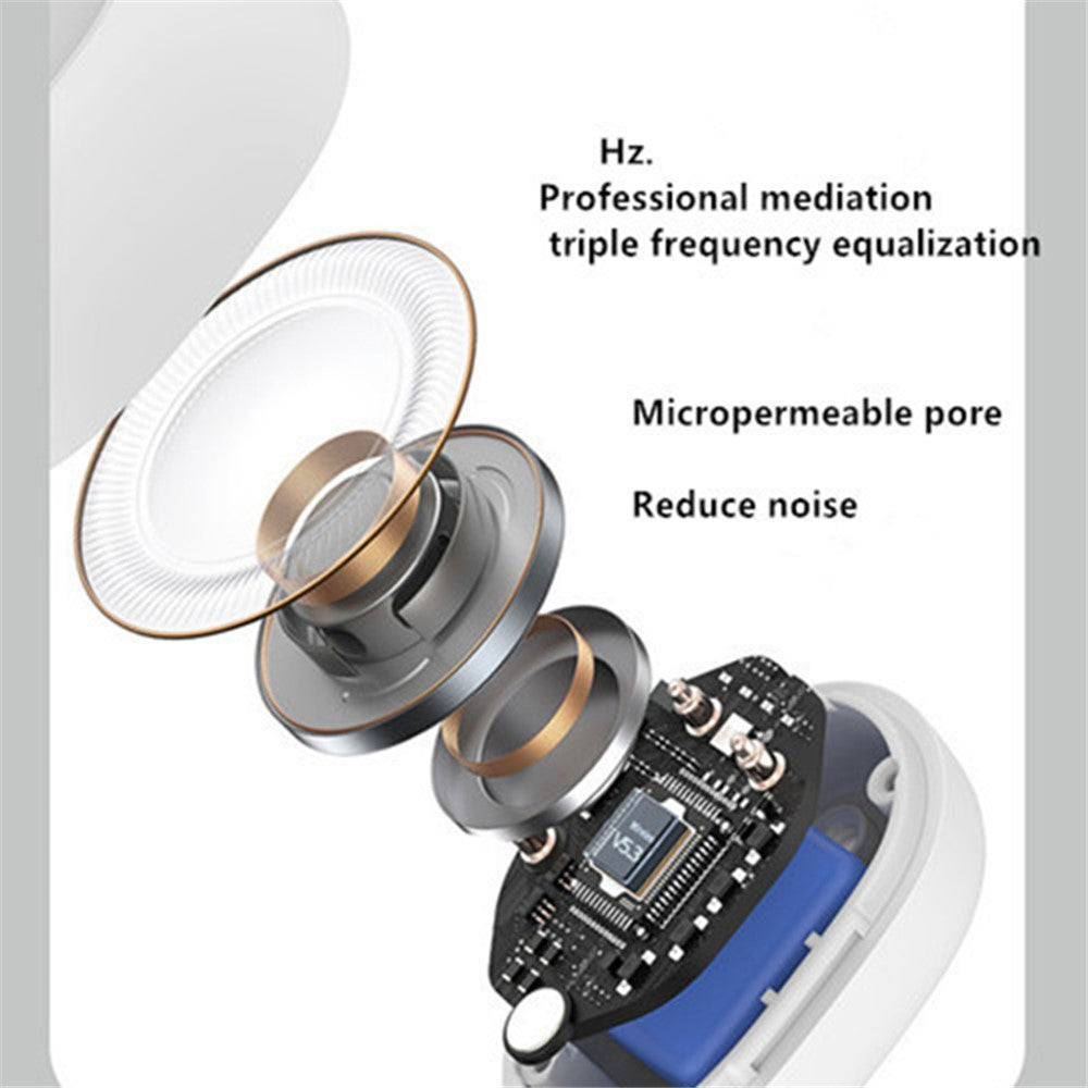 GD28 Bone Conduction Clip-On Wireless Earbuds Single Ear Bluetooth-compatible Headset for Sports