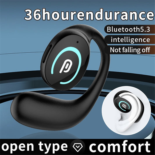 K9 Single Ear Bluetooth-compatible 5.3 Earhook Headset Bone Conduction Music Earphone