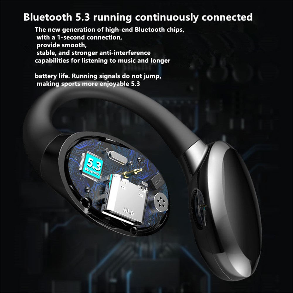 GD06 Single Ear Bluetooth-compatible 5.3 Earhook Headset Wireless Earphone