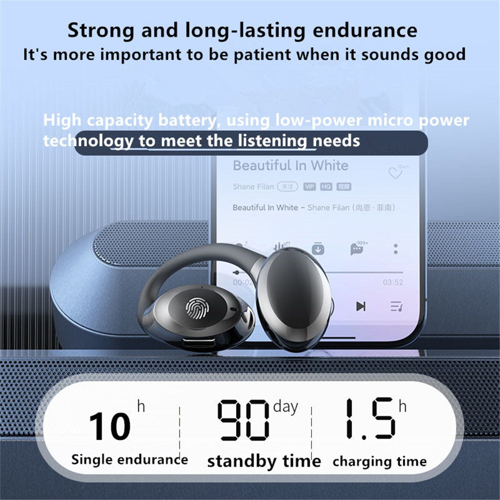 GD06 Single Ear Bluetooth-compatible 5.3 Earhook Headset Wireless Earphone
