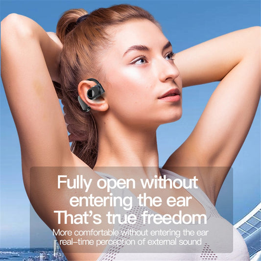 BY99 Single Ear Bluetooth-compatible 5.3 Earhook Headset Air Conduction Earphone