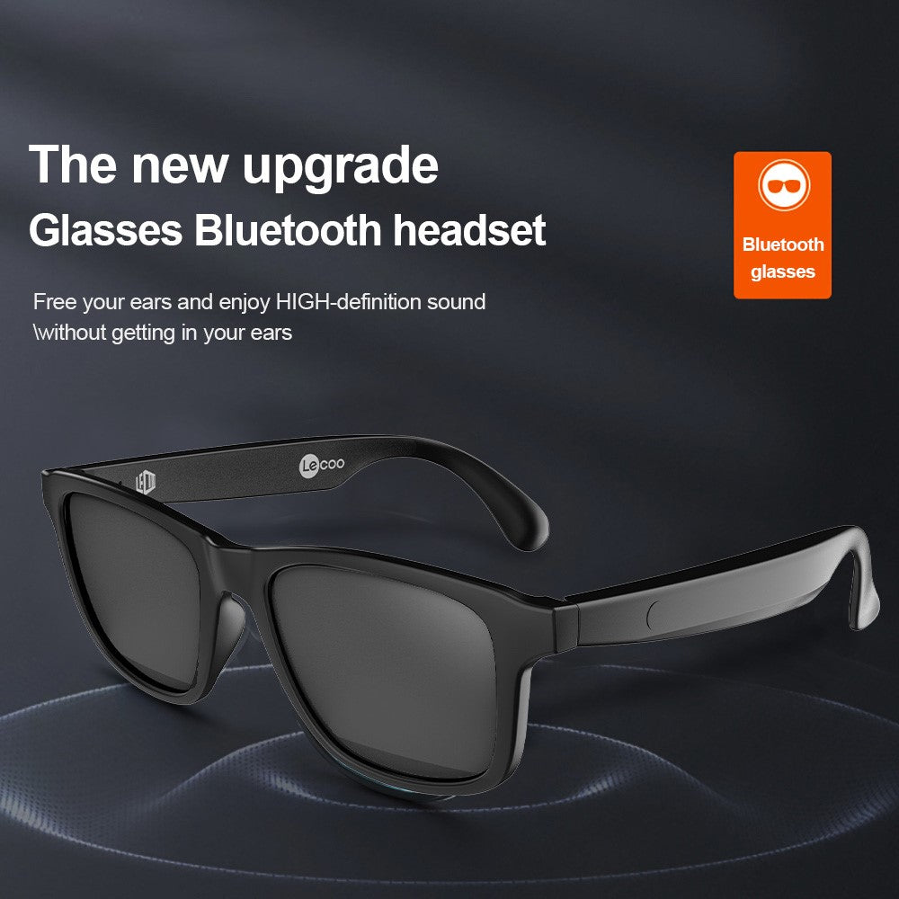 LENOVO LECOO C8-Lite Wireless Headphone Bluetooth-compatible Smart Sunglasses Headset Glasses