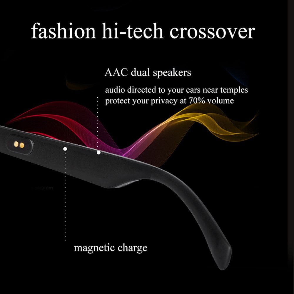 KY01 Waterproof Smart Glasses Open Ear Headphone Bluetooth-compatible Music Headset