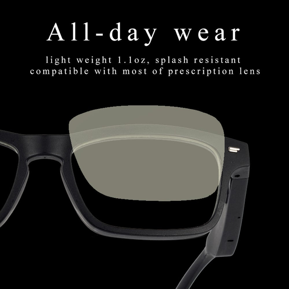 KY01 Waterproof Smart Glasses Open Ear Headphone Bluetooth-compatible Music Headset