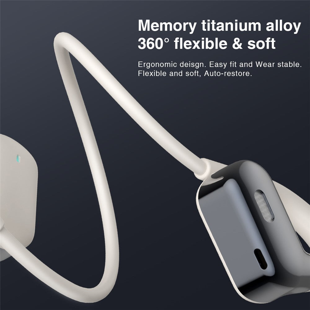 HILEO Hi77 Air Conduction Open Ear Bluetooth-compatible Headphones Sports Wireless Earphones