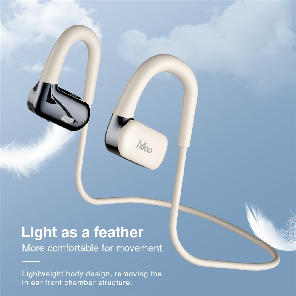 HILEO Hi77 Air Conduction Open Ear Bluetooth-compatible Headphones Sports Wireless Earphones