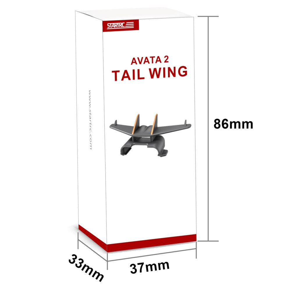 STARTRC 1139914 For DJI Avata 2 Drone Tail Wing Aerodynamics ABS+PC Rear Wing