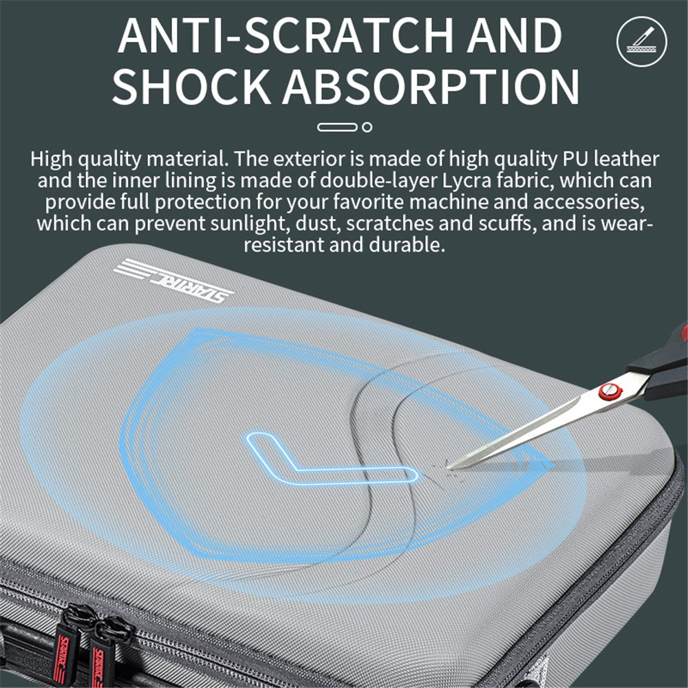 STARTRC 1143461 For DJI Mini 4K / Mini 2 SE / Mini 2 RC Drone Storage Bag PU Handbag Shoulder Bag