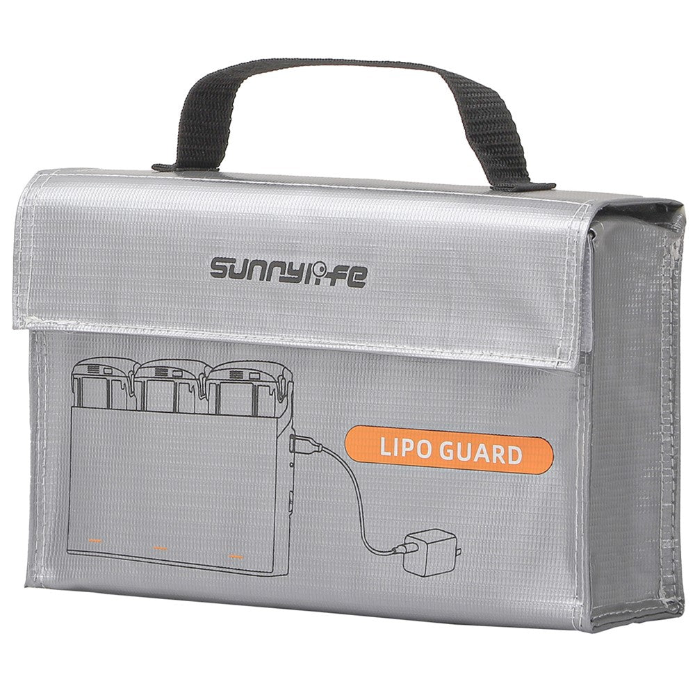 SUNNYLIFE DC830 For Drone Charging Hub Universal Lipo Battery Guard Explosion-Proof Bag