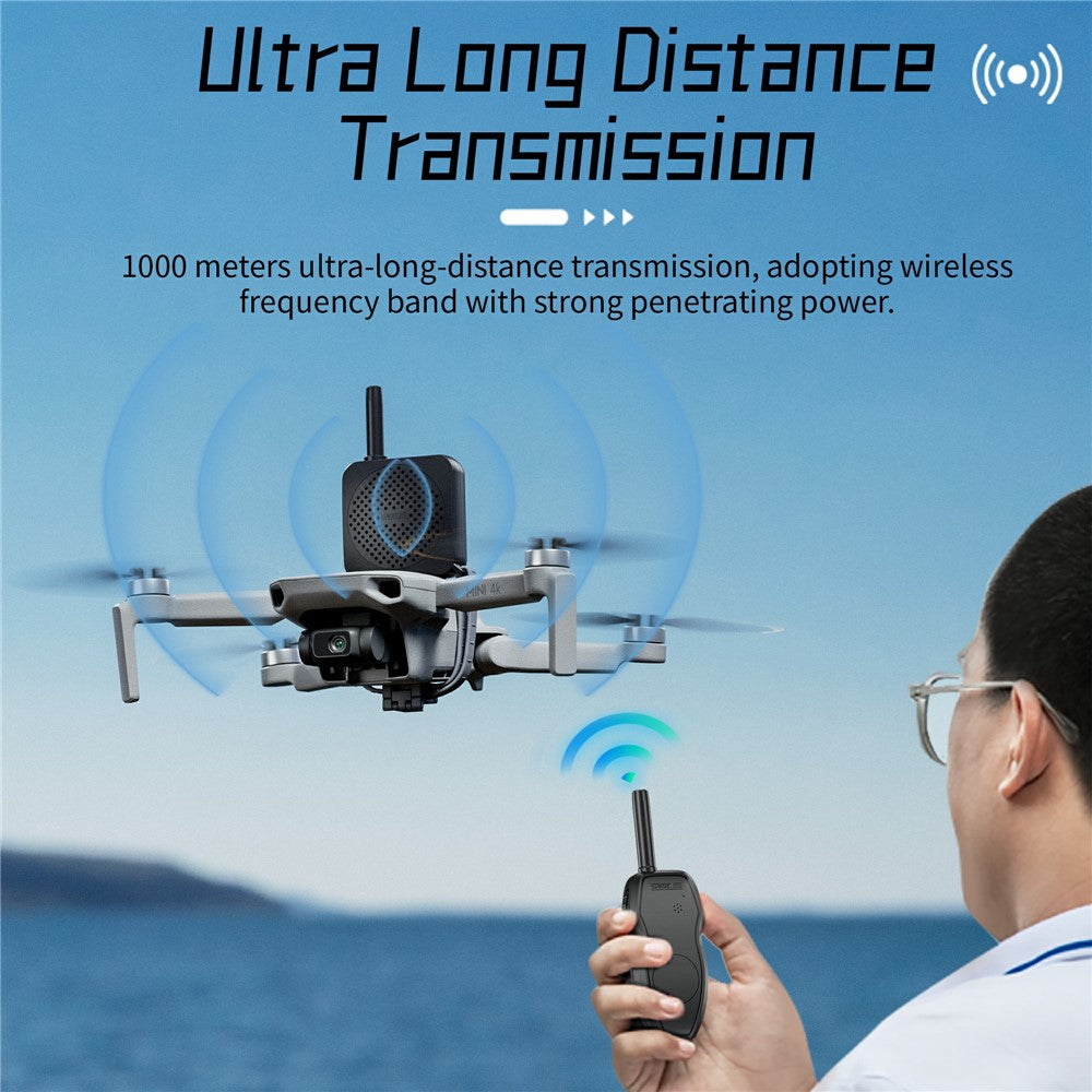 STARTRC 1139358 For DJI Mini / Air / Mavic Series Universal Drone Megaphone Wireless Portable Voice Amplifier